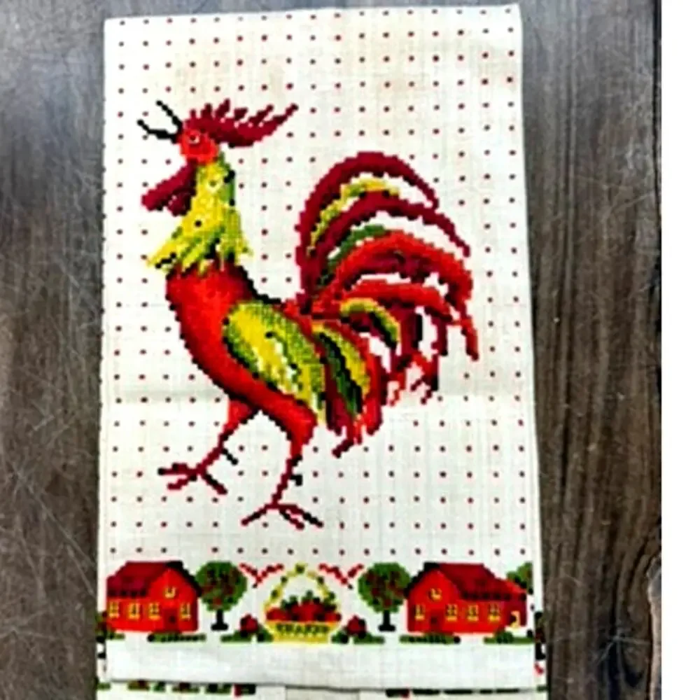 None and/or Unknown vintage dishtowel